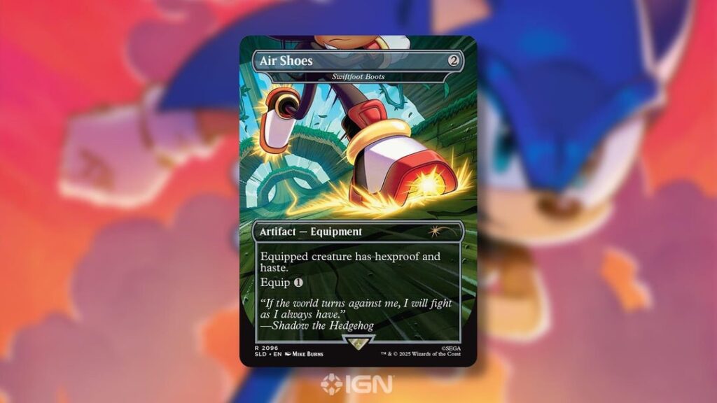Sonic The hedgehog: The Gathering – New Secret Lair Cards Launch July 14
